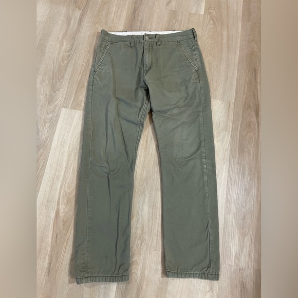 Warm Khaki Men’s Levis with Cotton Liner. 33W/32L - Picture 2 of 9